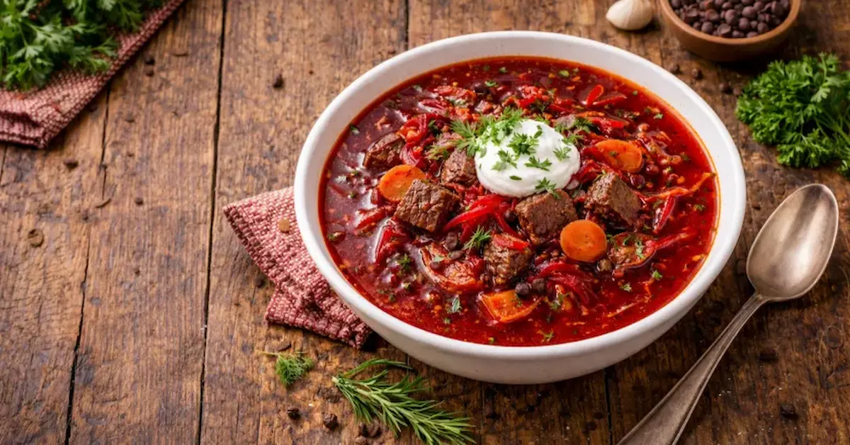بورش؛ مشهورترین غذای سنتی اوکراین