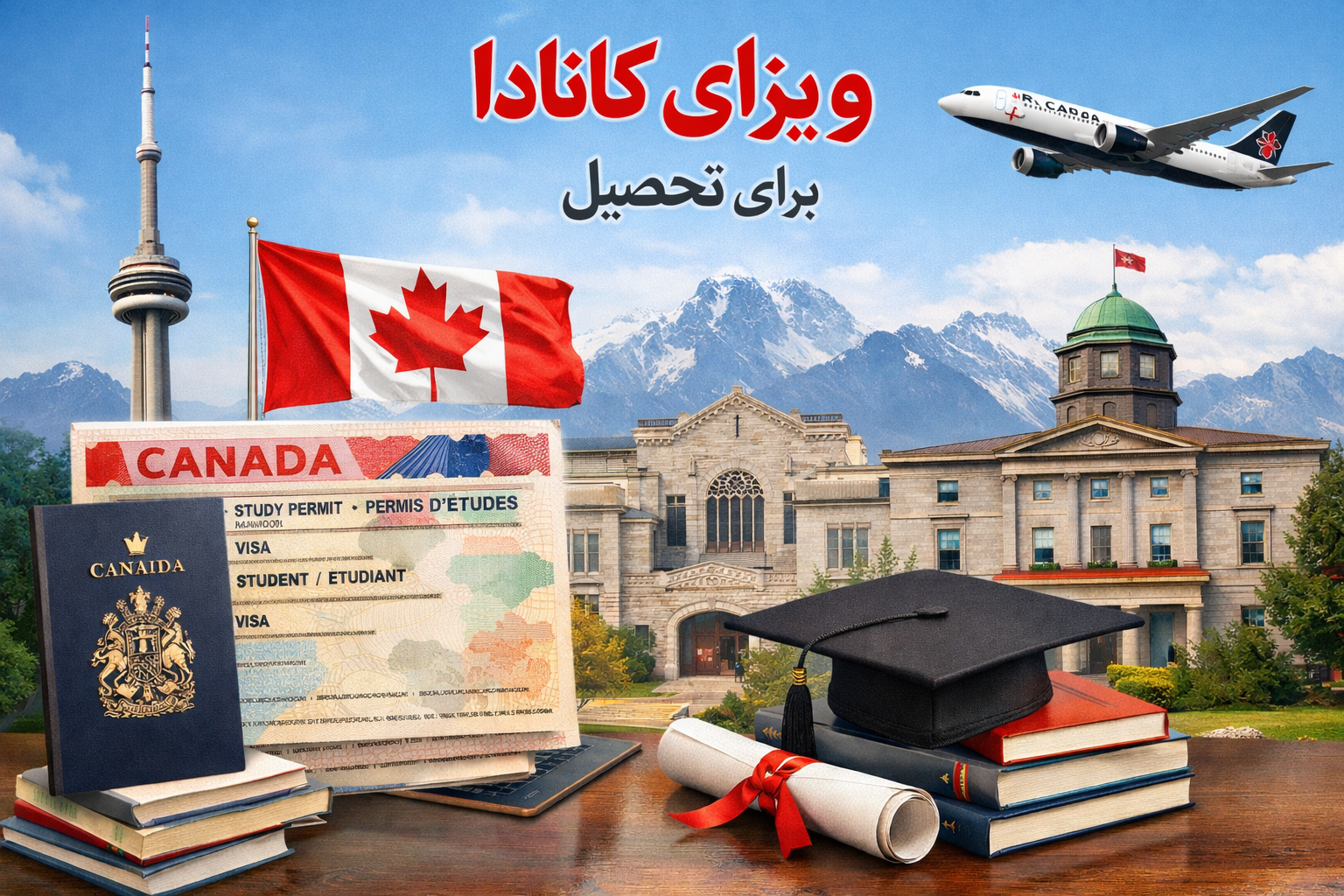 ویزای کانادا برای تحصیل در بهترین دانشگاه‌ها